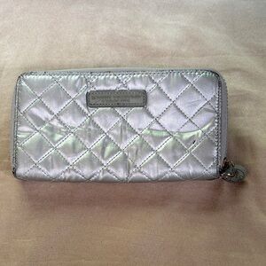 Macbeth collection by Margaret Josephs Quilted Metallic Wallet